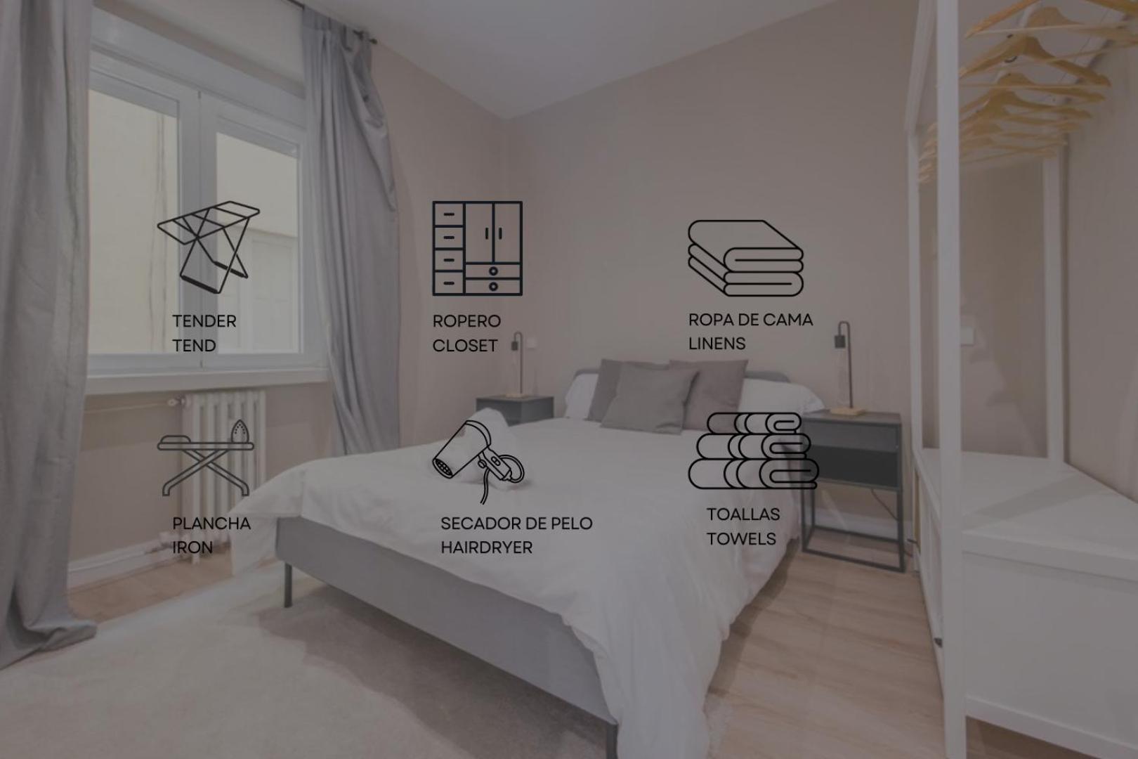 Downtown Apt Para 7Pax La Latina,Centro De 마드리드 외부 사진